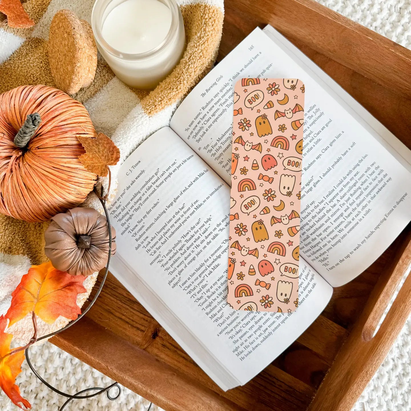 Pumpkin Spice Spookies / bookmark