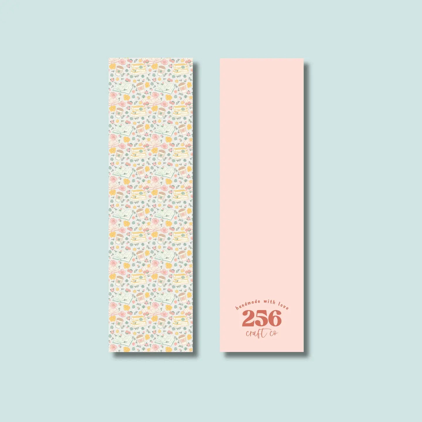 Spring Flowers & Coffee / bookmark