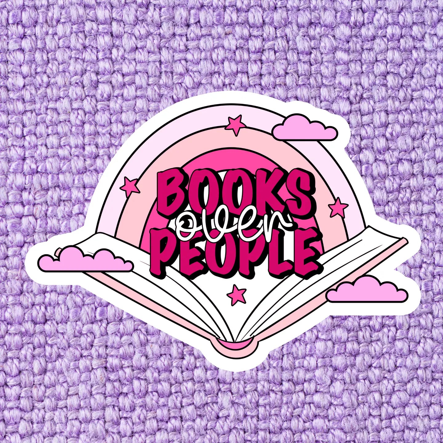Books Over People / sticker