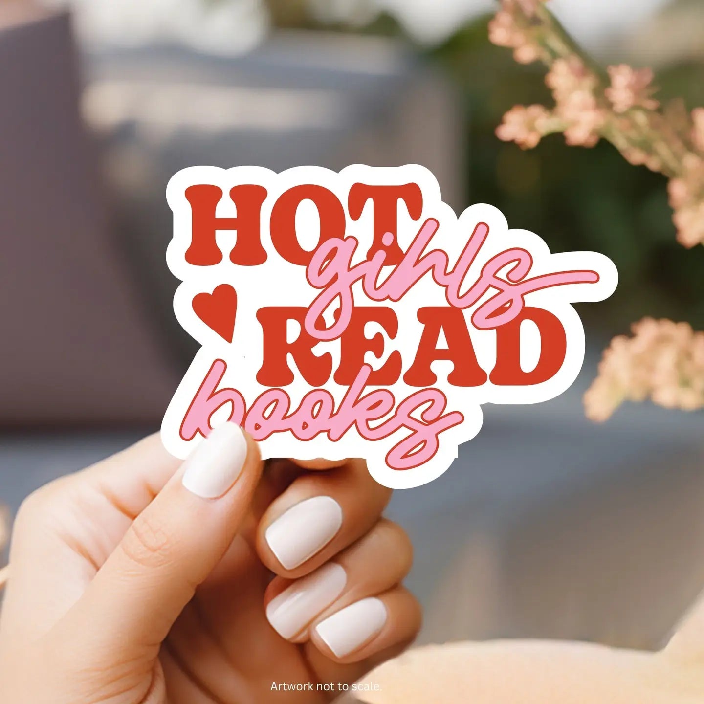 Hot Girls Read / sticker