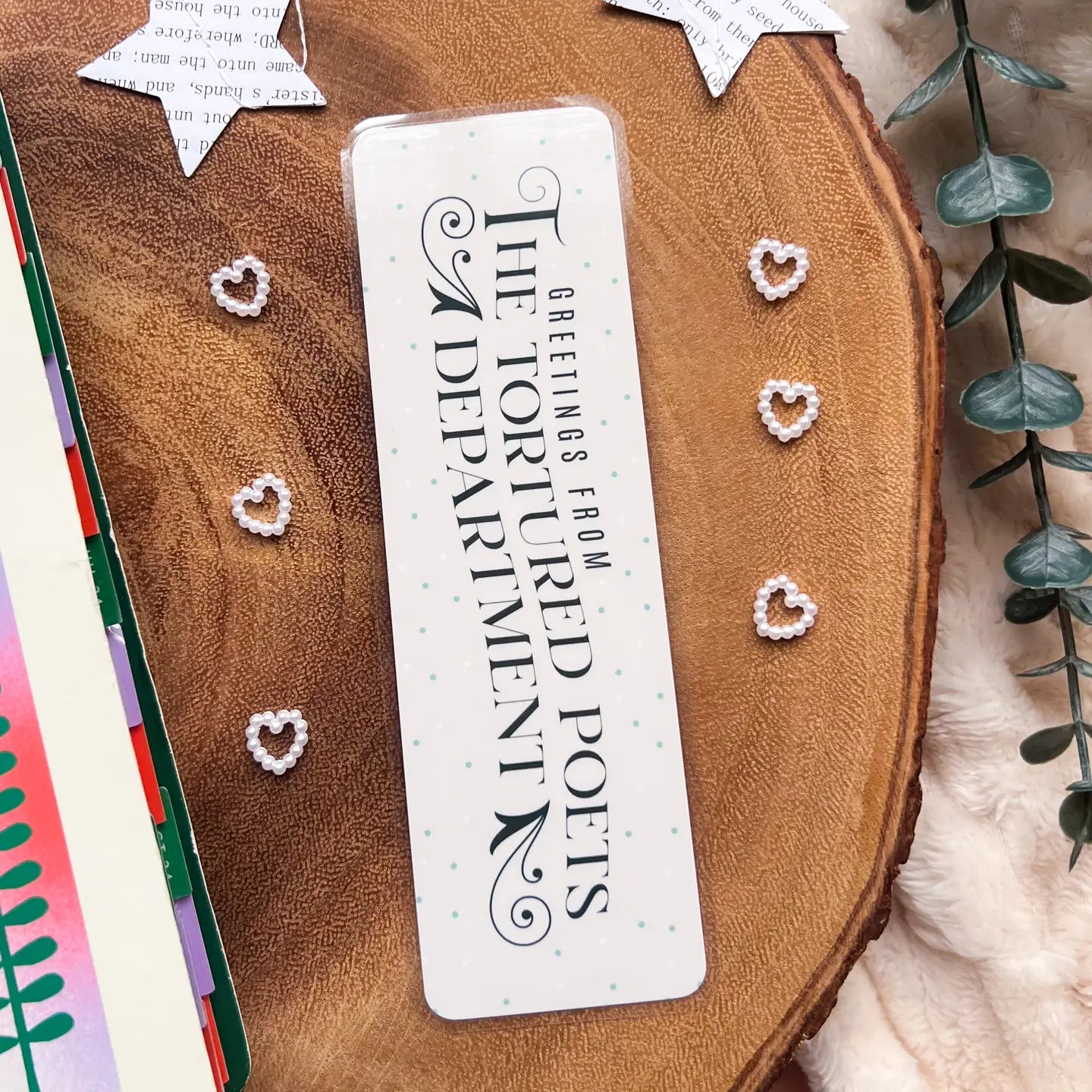 Tortured Poets / bookmark w/ tassel