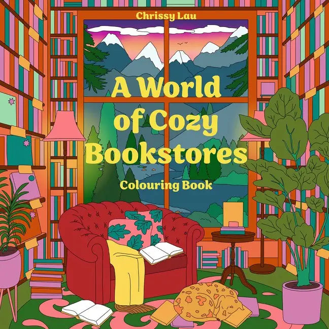 World of Cozy Bookstores / coloring book