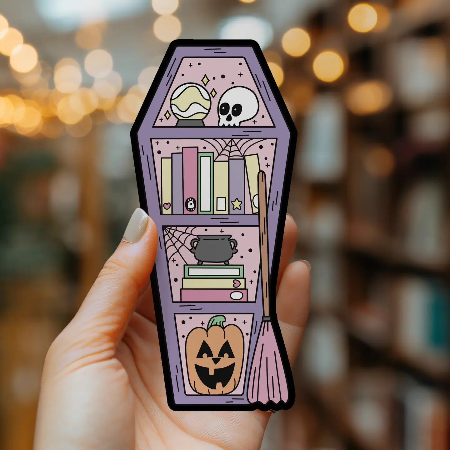 Coffin Bookshelf / bookmark