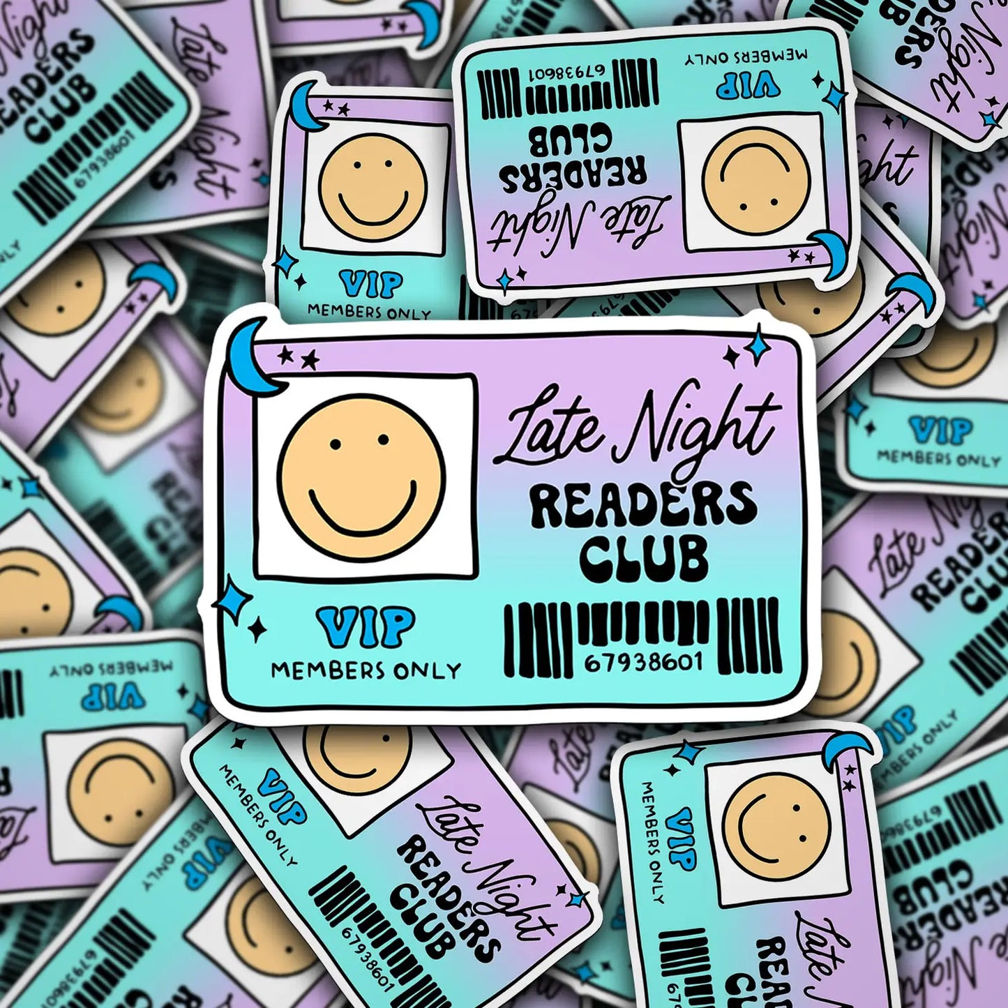 Late Night Readers Club / sticker