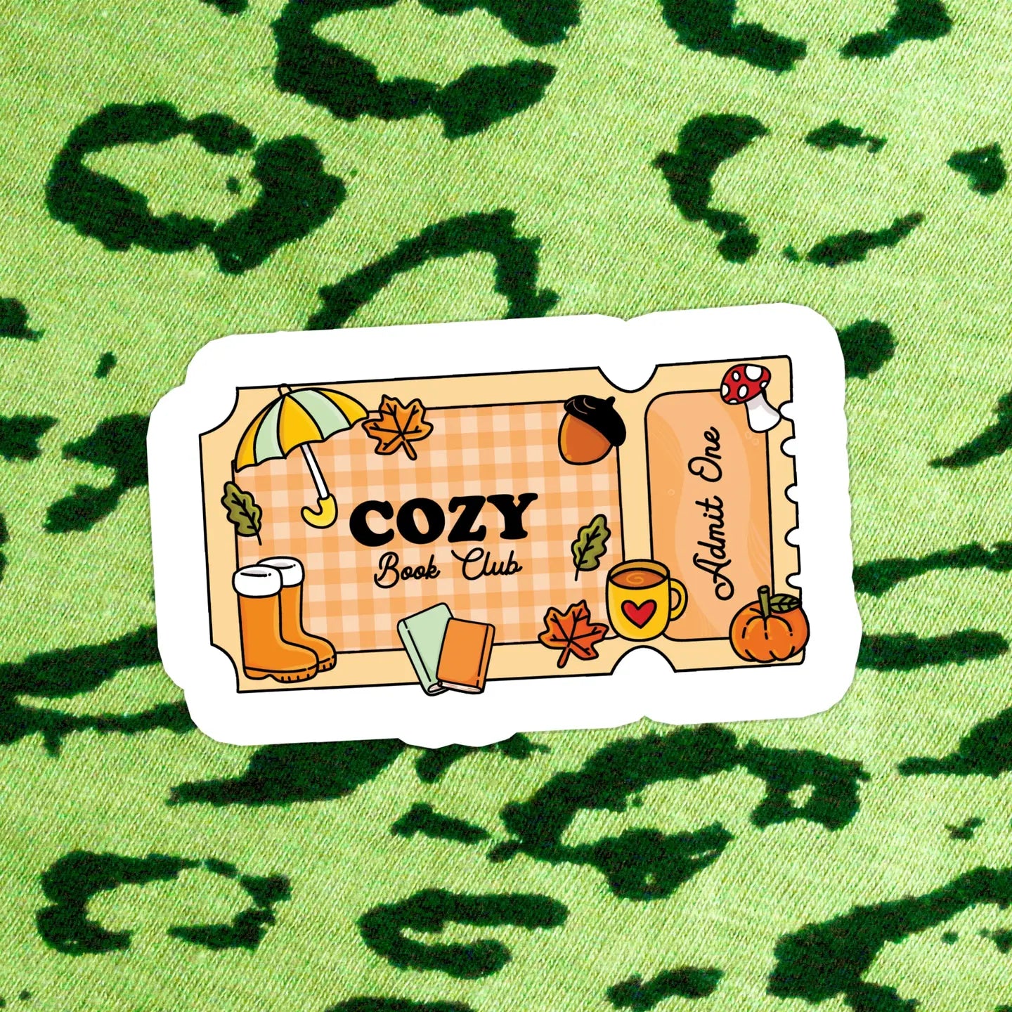 Cozy Book Club / sticker