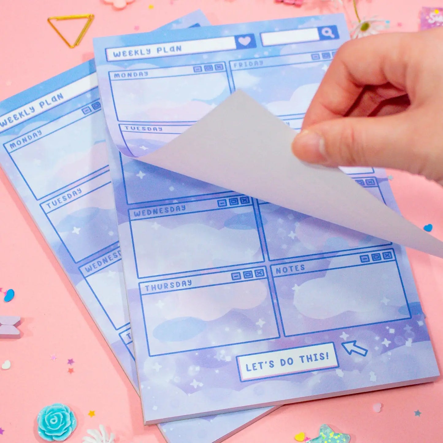Blue Skies Weekly Planner Pad