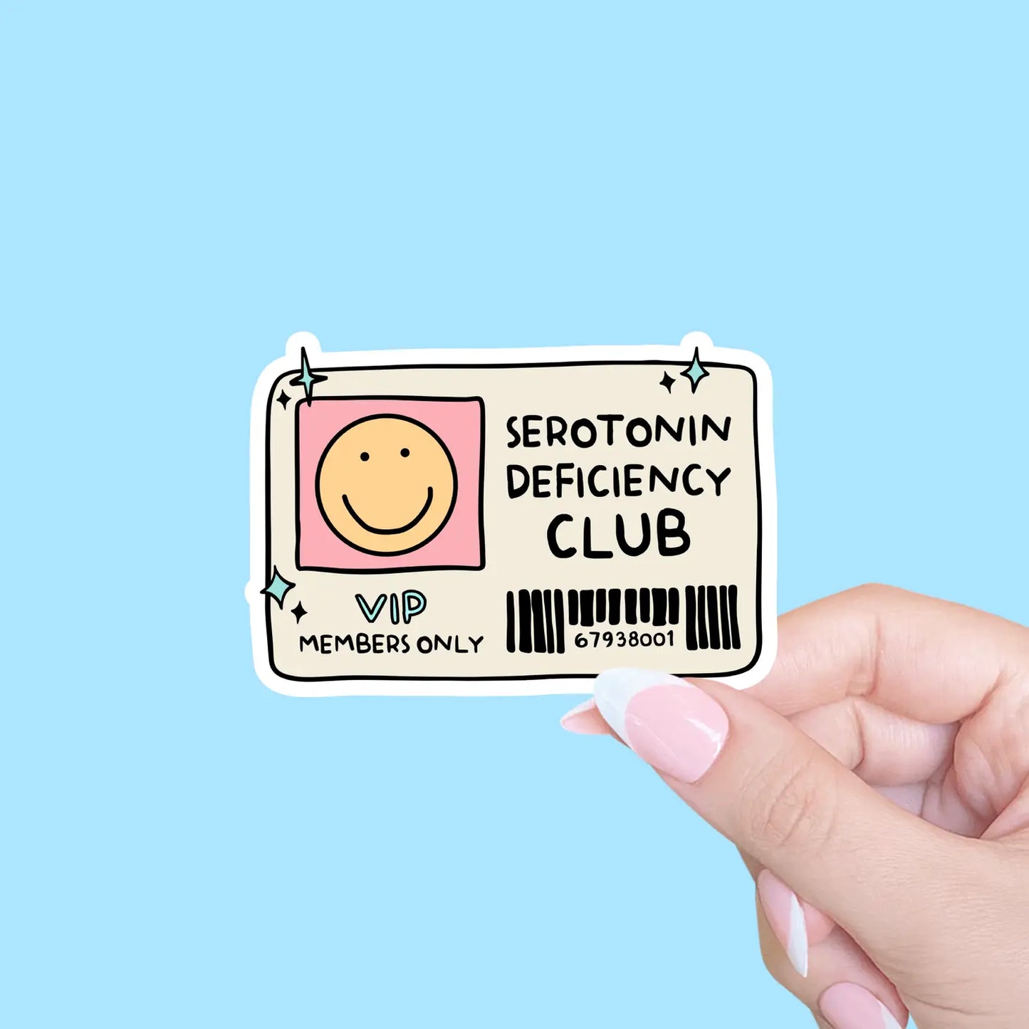 Serotonin Deficiency Club / sticker