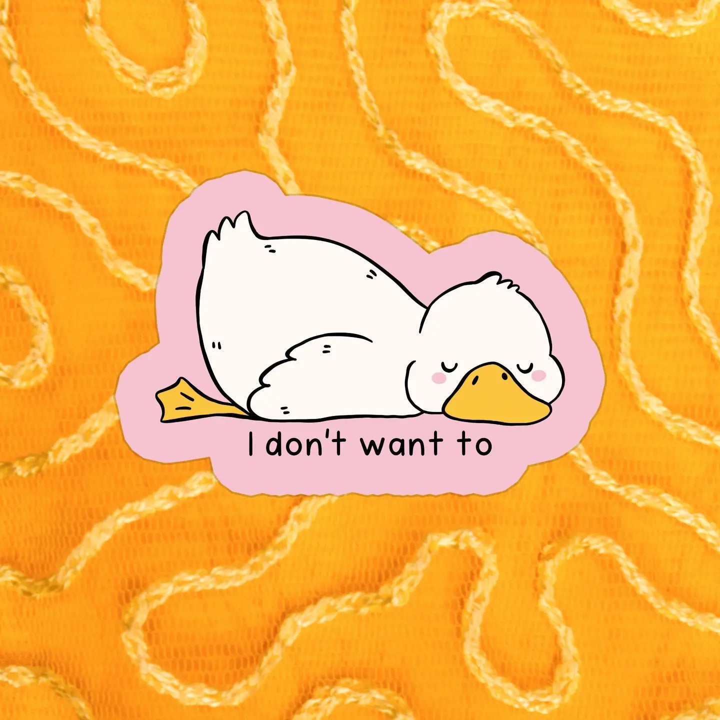 Don't Want To Goose / sticker