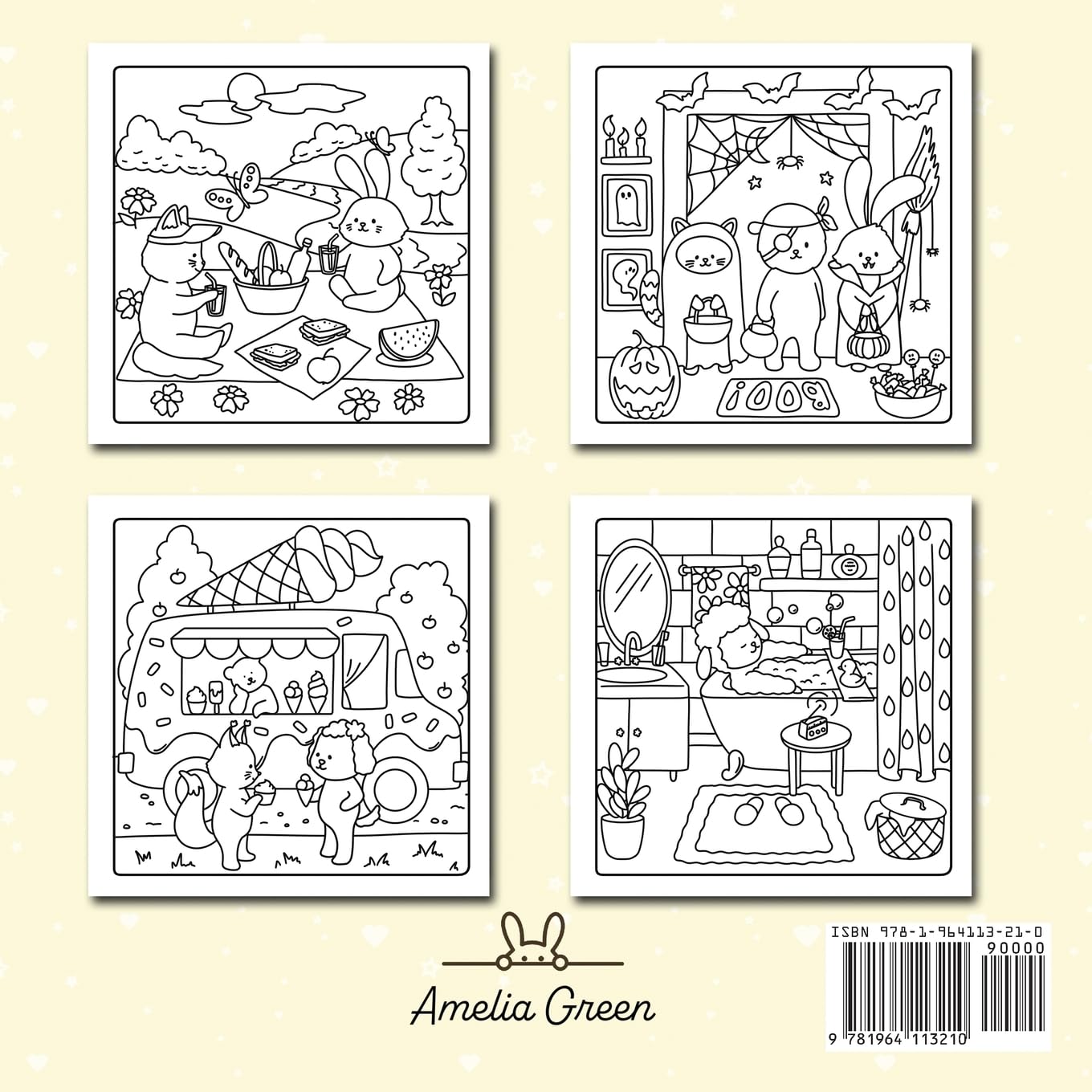 Cozy Cuties / coloring book