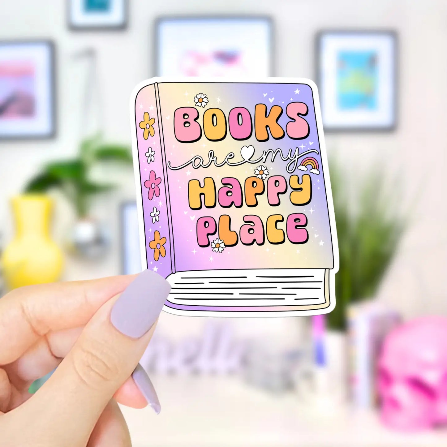 Happy Place Book / sticker