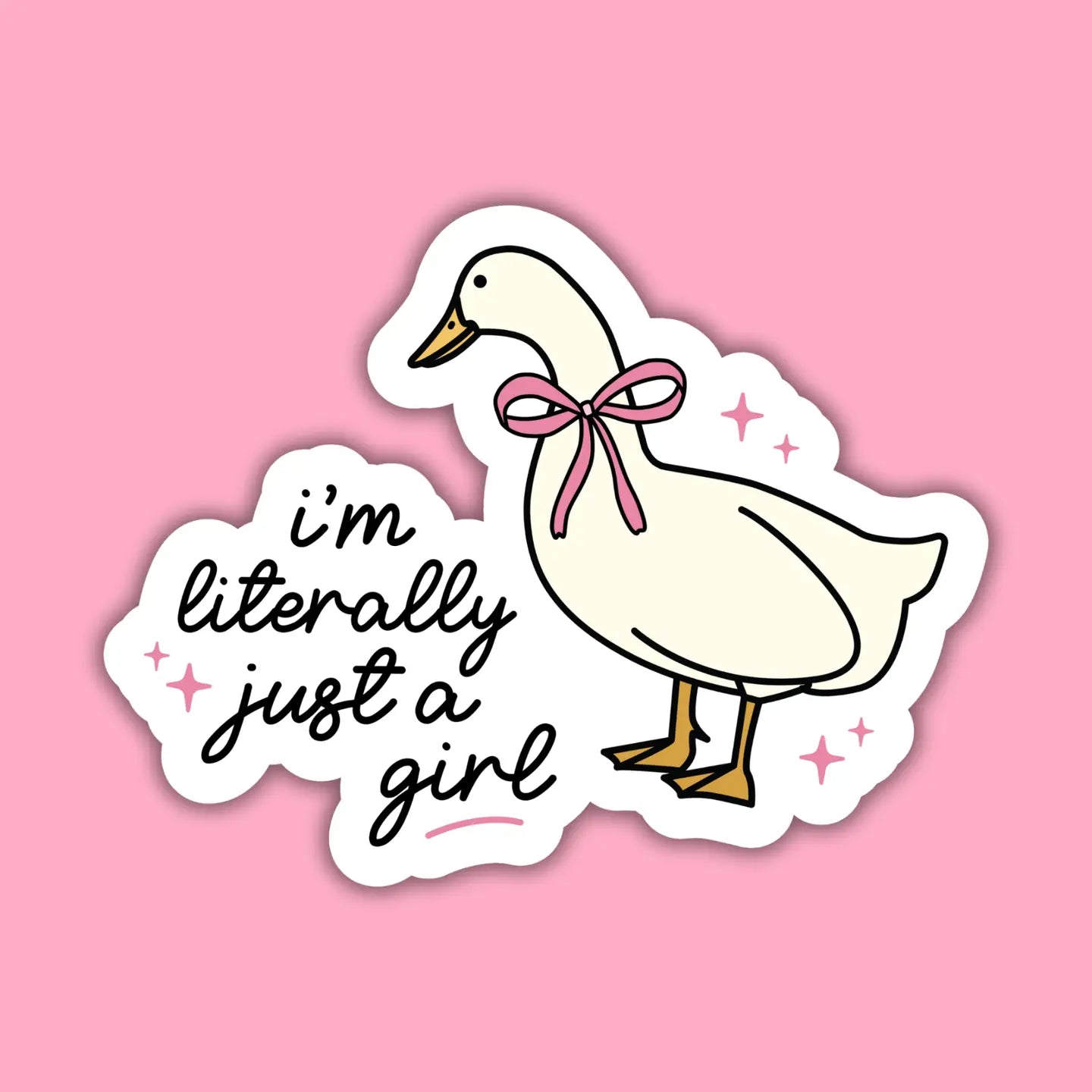Just a Girl Goose / sticker