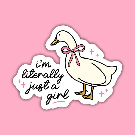 Just a Girl Goose / sticker