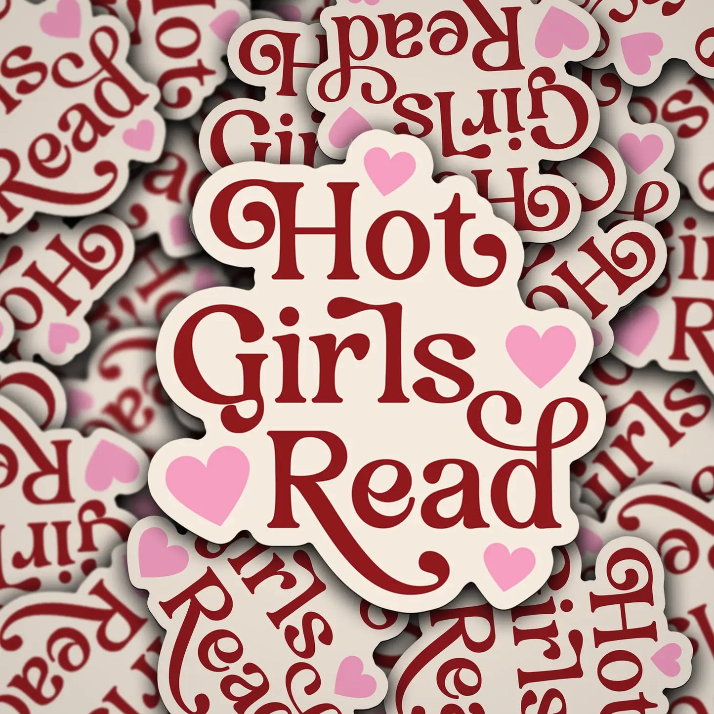 Hot Girls Read / sticker