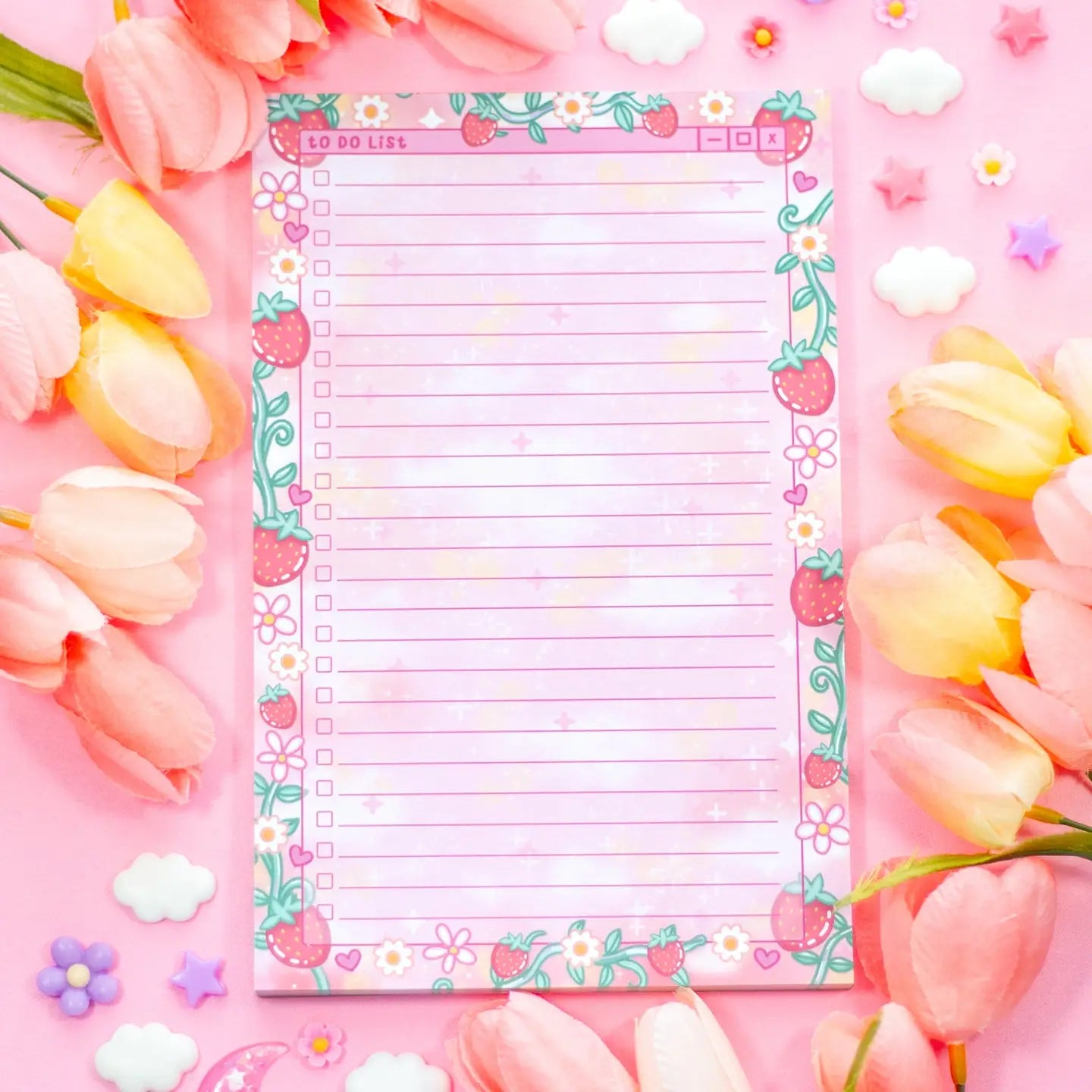 Strawberry To-Do List Planner Pad