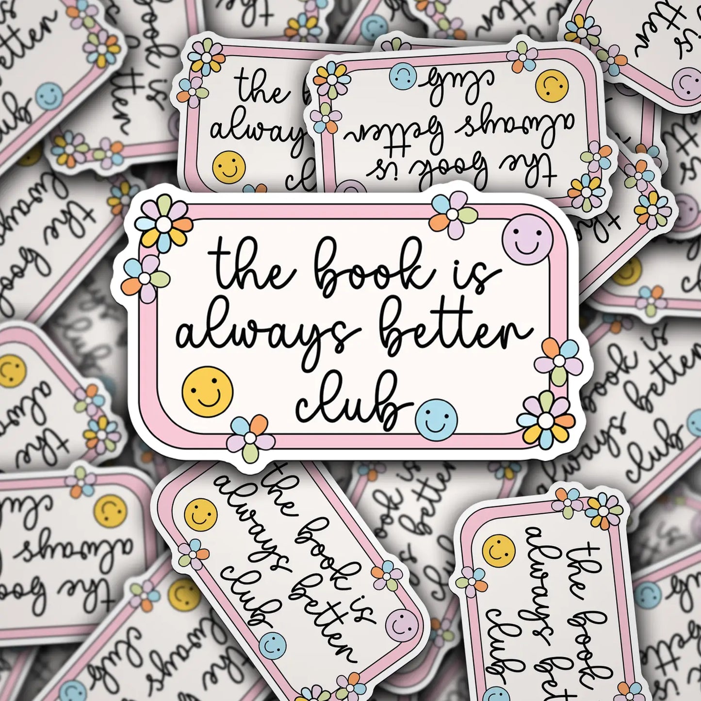 Book is Better Club / sticker