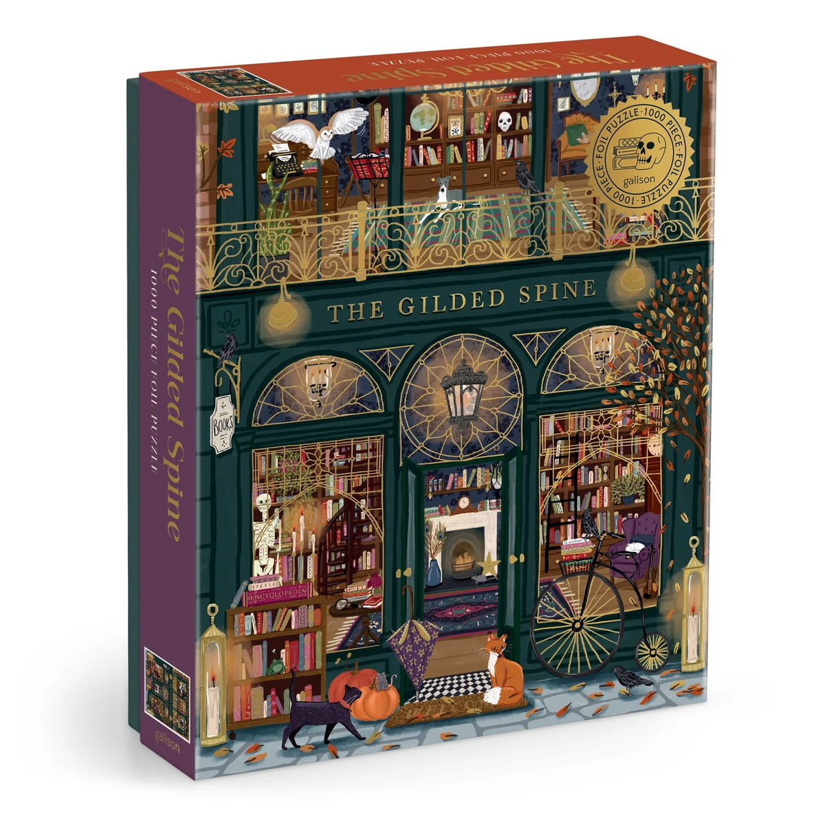 Gilded Spine / jigsaw puzzle