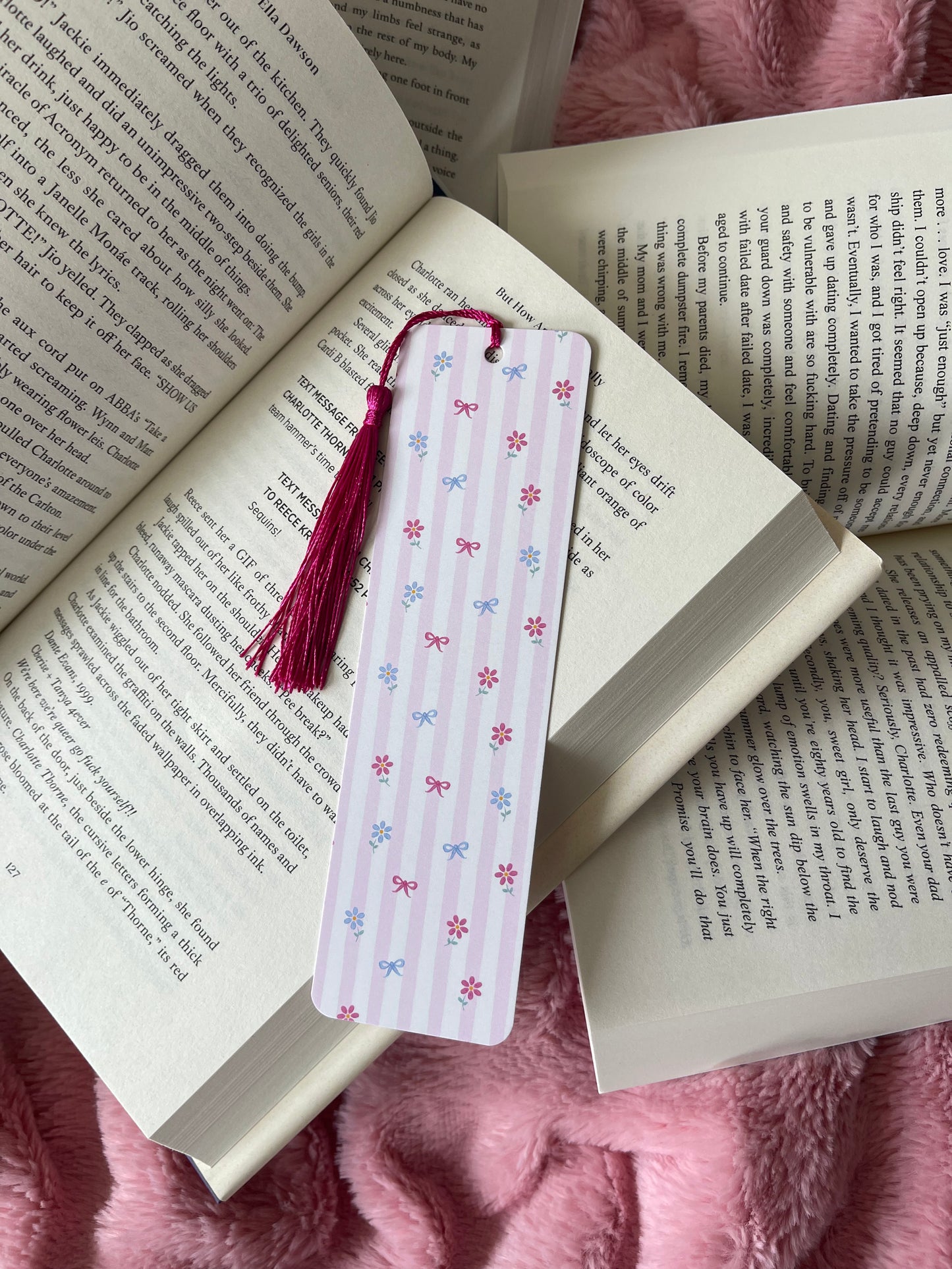 Spring Stripes / bookmark