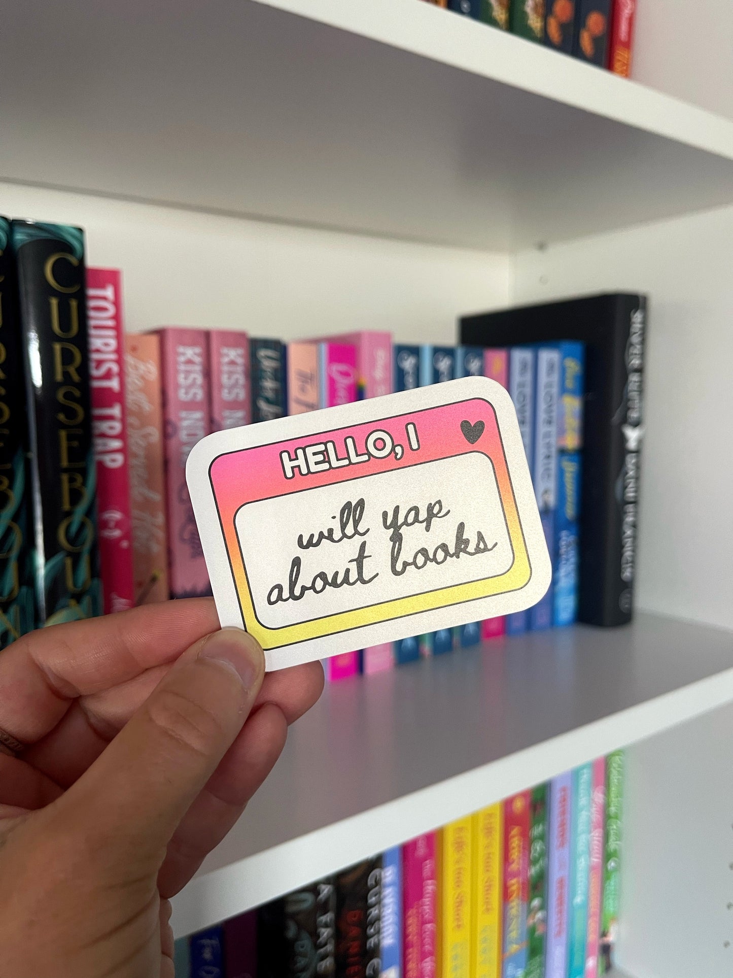 Will Yap About Books / sticker