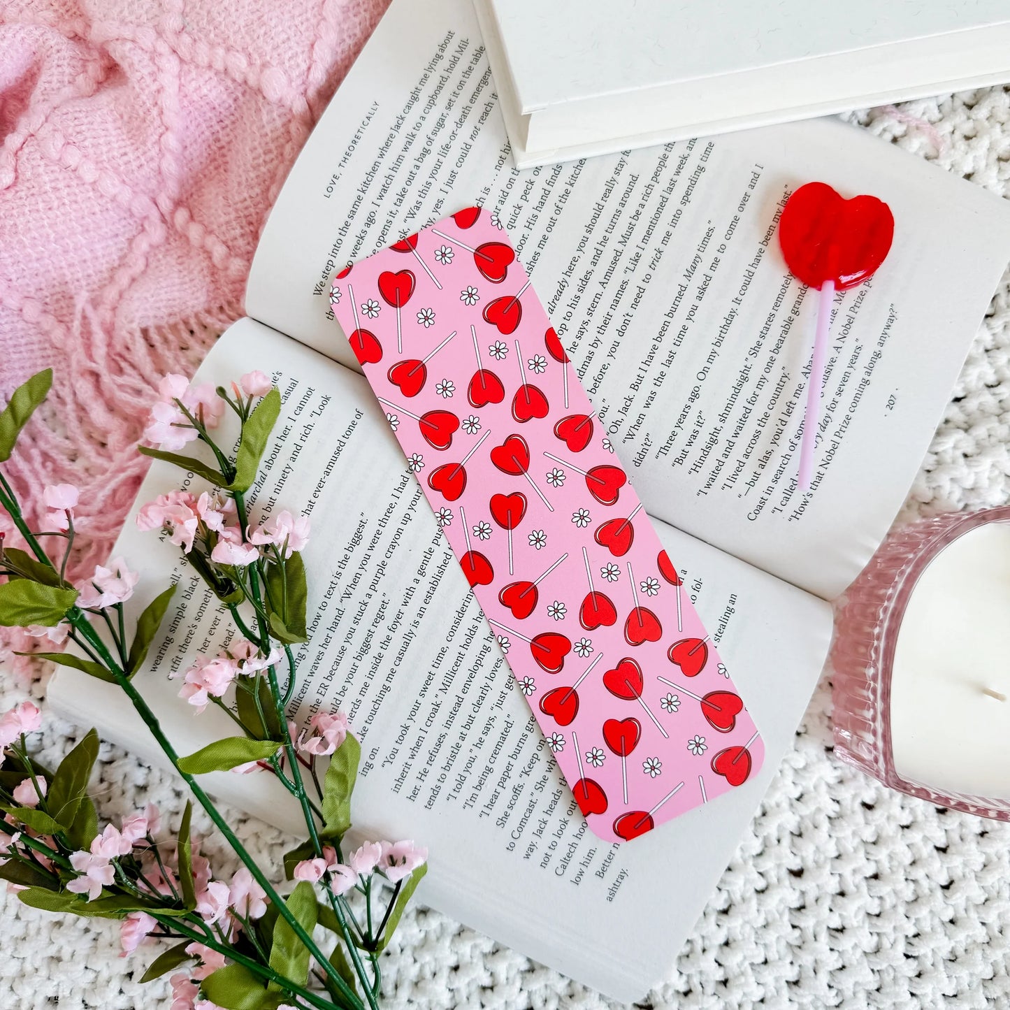 Heart Lollies / bookmark