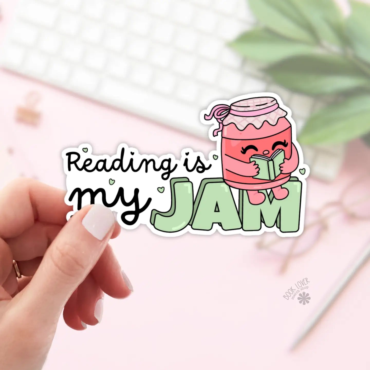 Reading is My Jam / sticker