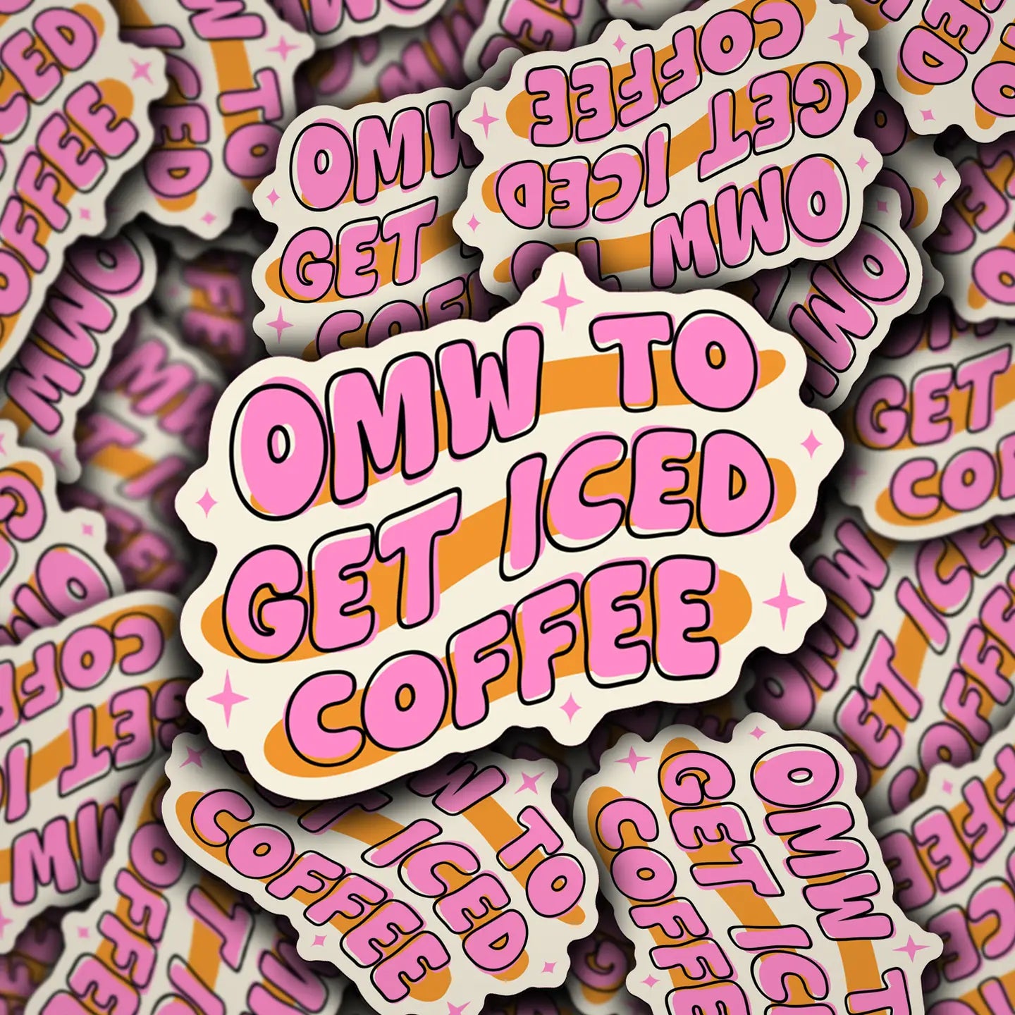 OMW Iced Coffee / sticker