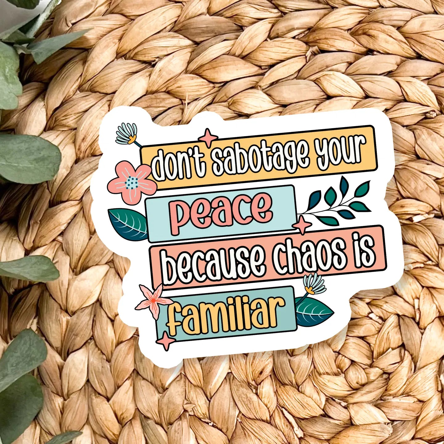 Familiar Chaos / sticker