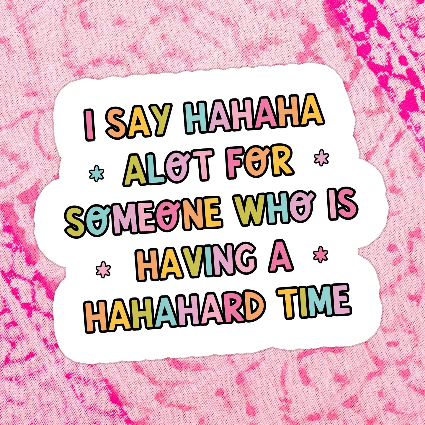 Hahahard Time / sticker