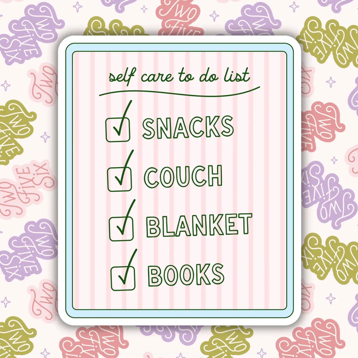 Self Care / sticker