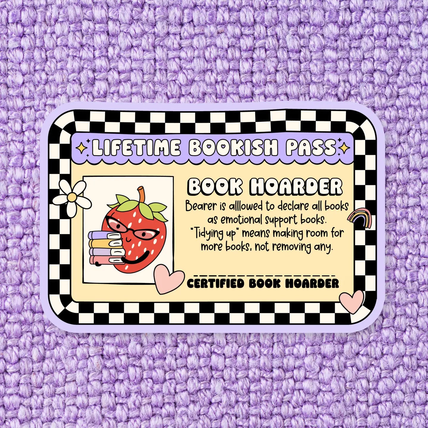 Lifetime Bookish Pass / sticker