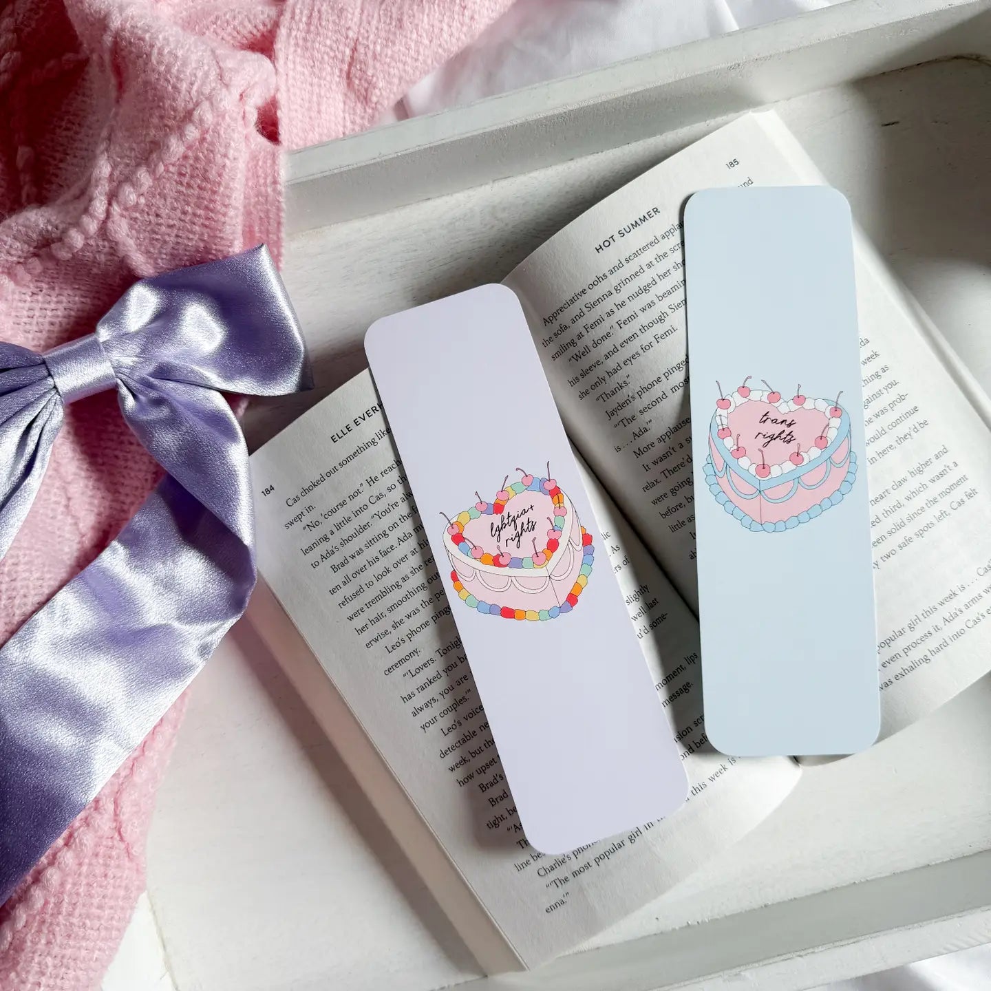 LGBTQIA+ Cake / bookmark