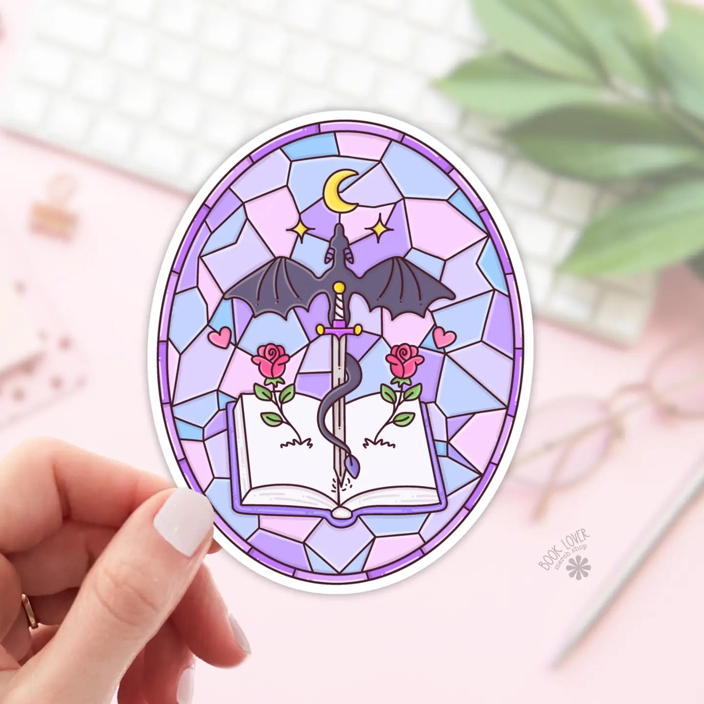 Fantasy Stained Glass / sticker