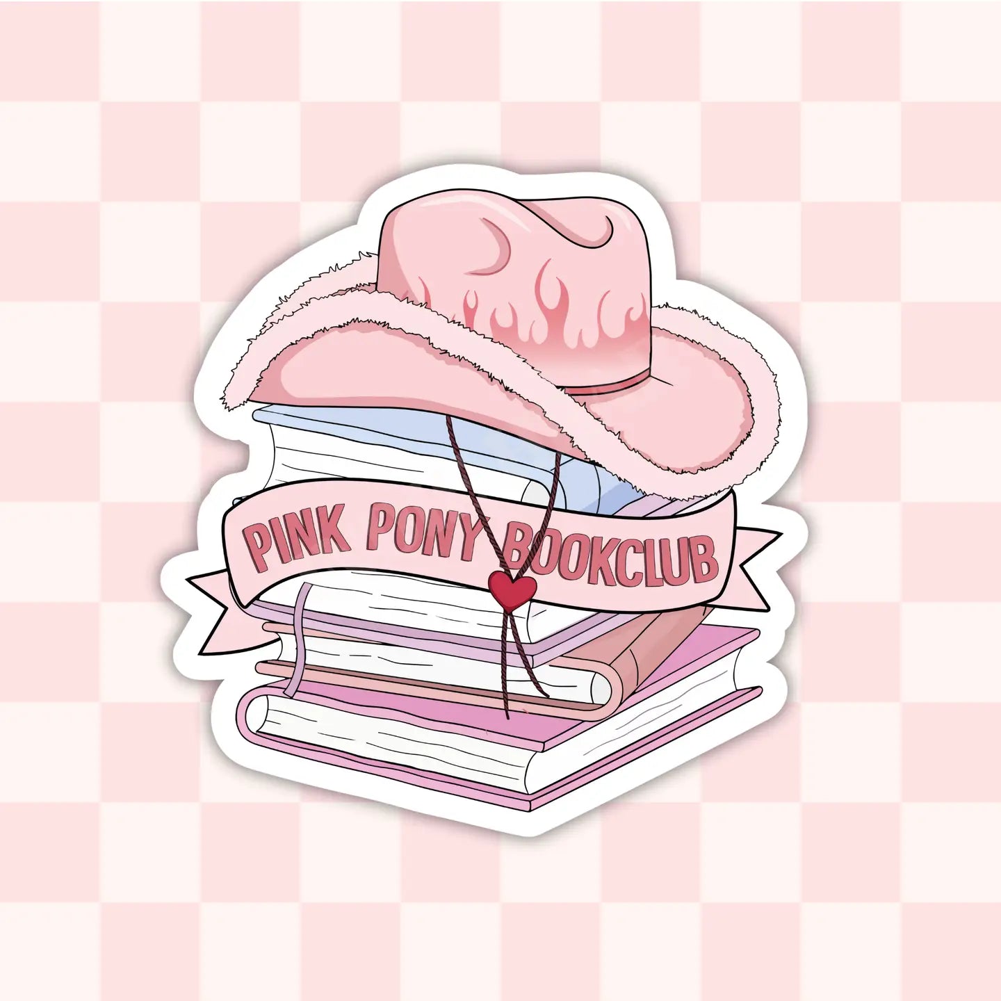Pink Pony Bookclub / sticker