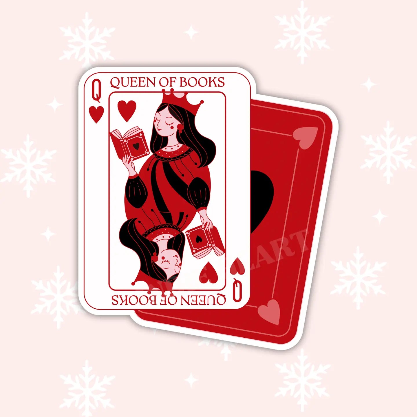 Queen of Books / sticker