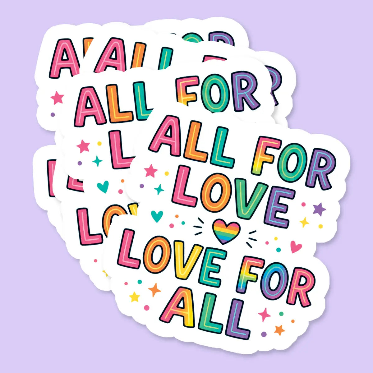 Love For All / sticker