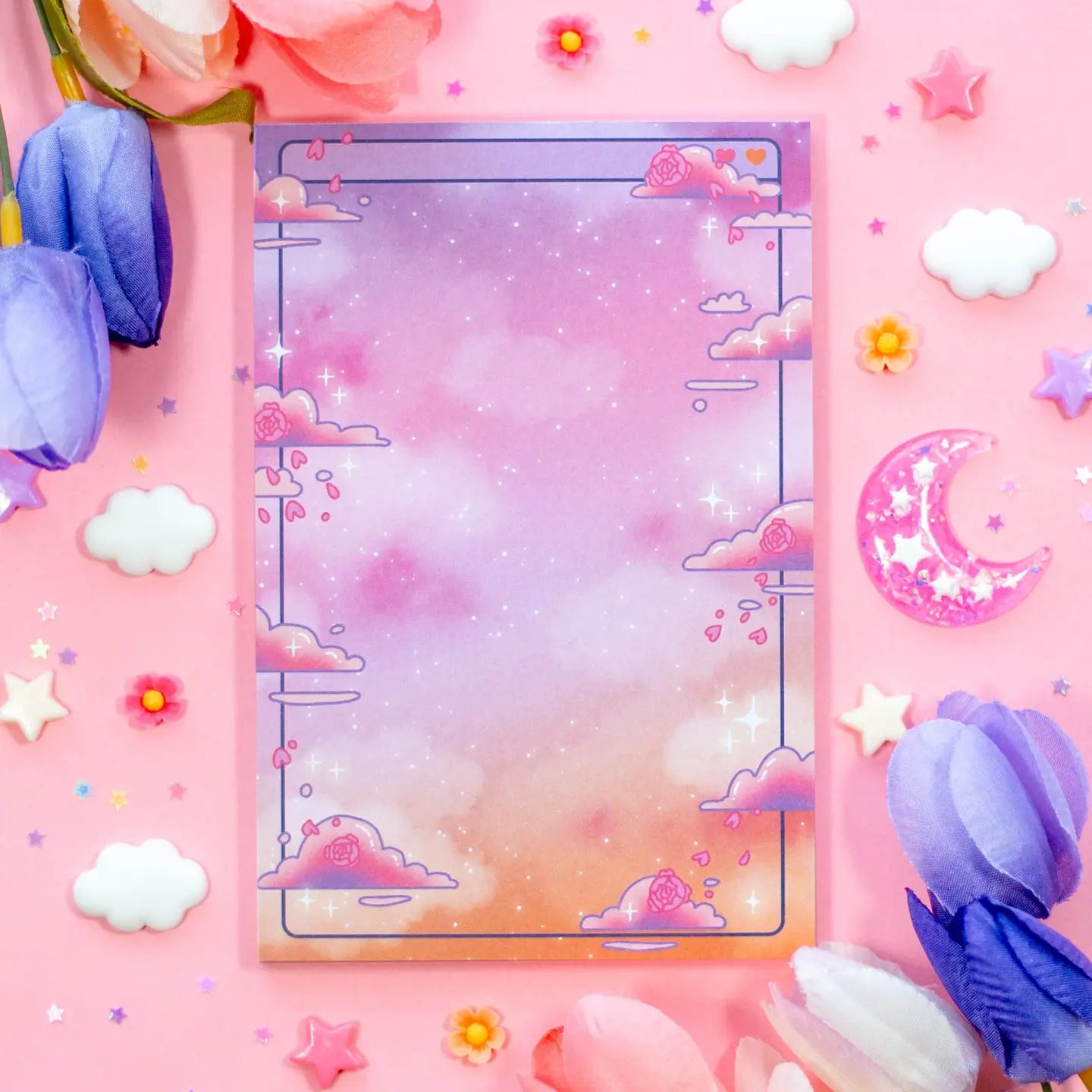 Rose Sky Notepad
