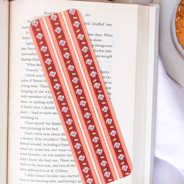 Fall Floral / bookmark