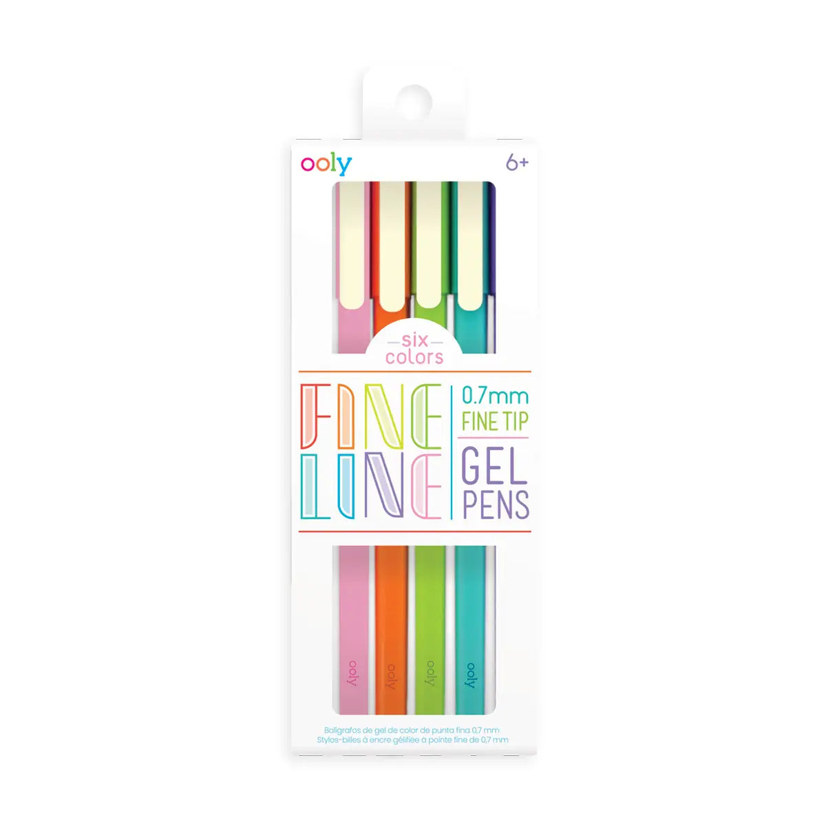 Fine Lines Gel Pens (Set of 6)