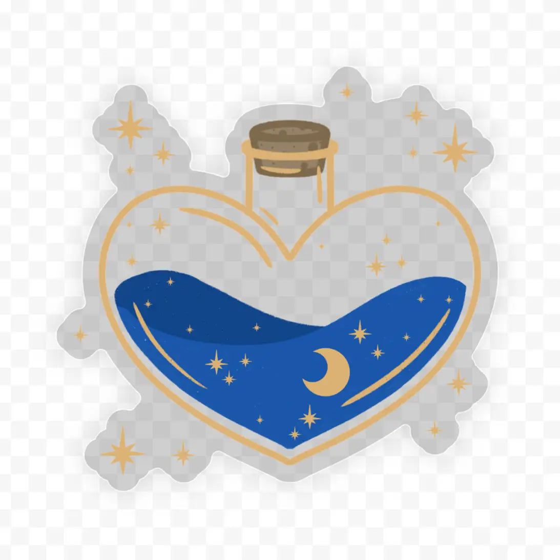 Love Potion Blue / sticker