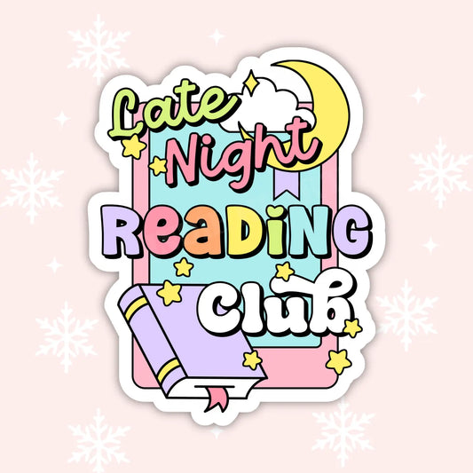 Late Night Reading Club / sticker