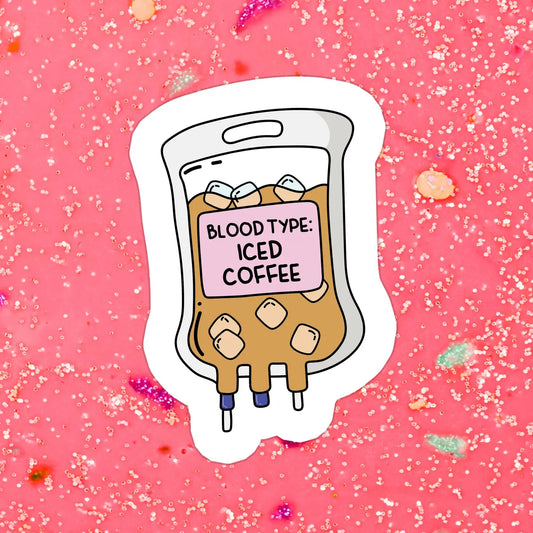Blood Type : Coffee / sticker