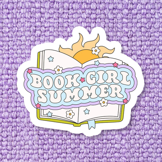 Book Girl Summer / sticker