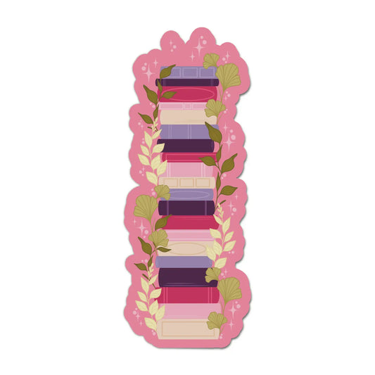 Pink Bookstack / bookmark