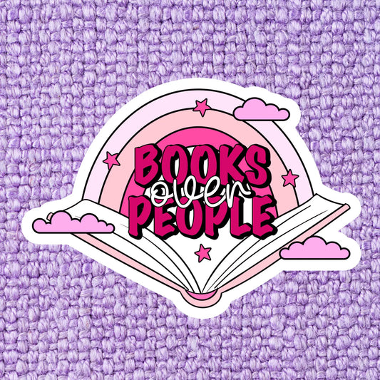 Books Over People / sticker