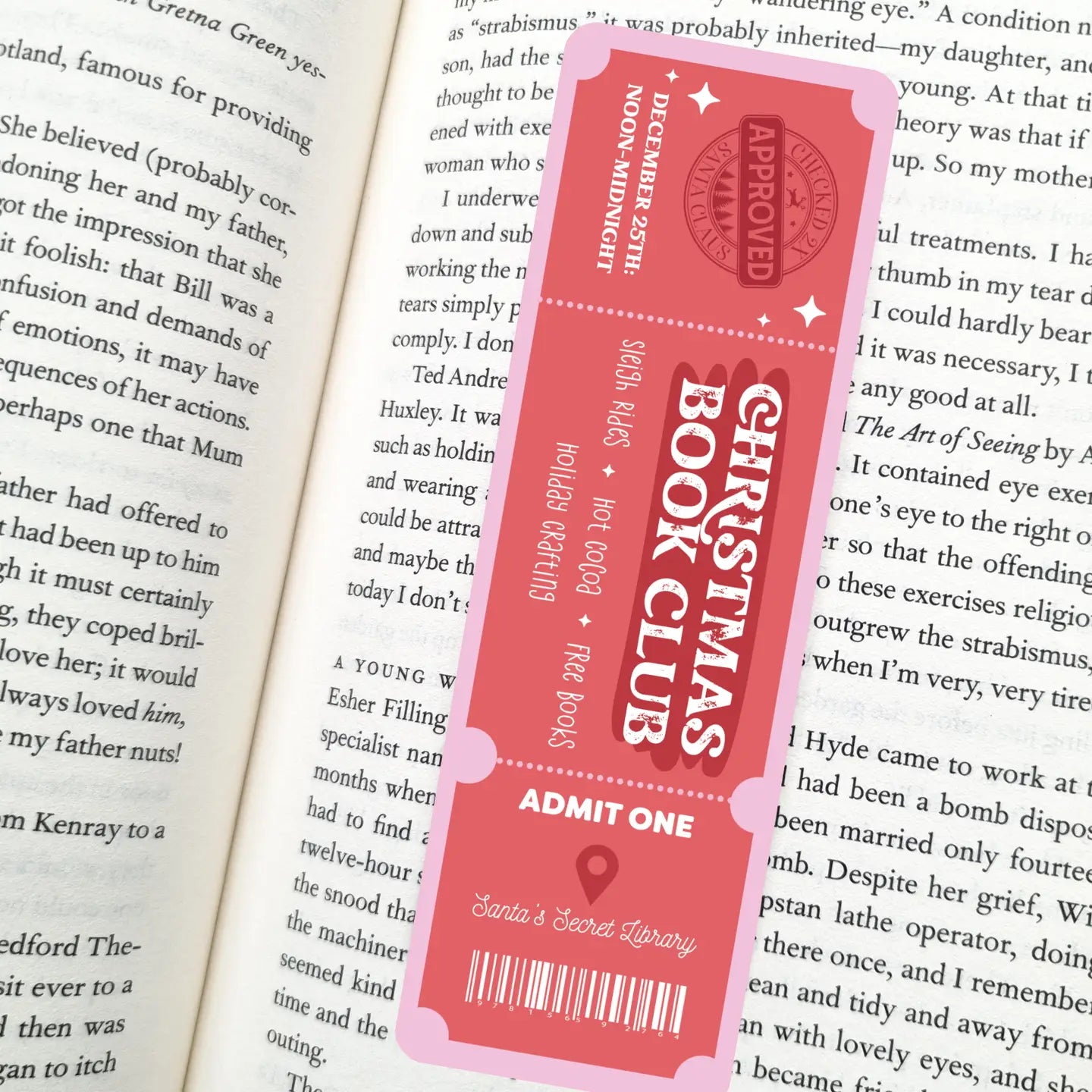 Christmas Book Club / bookmark