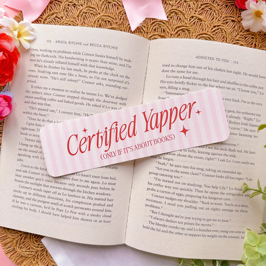 Certified Yapper / bookmark