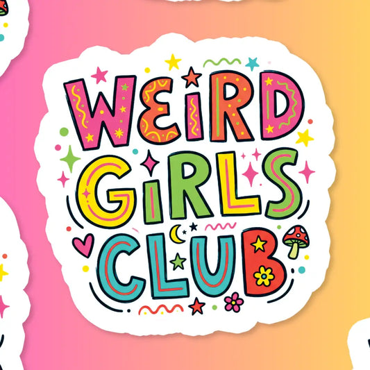 Weird Girls Club / sticker