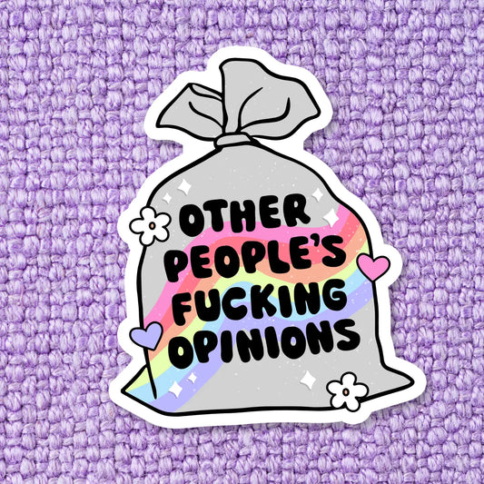 Opinion Trash / sticker