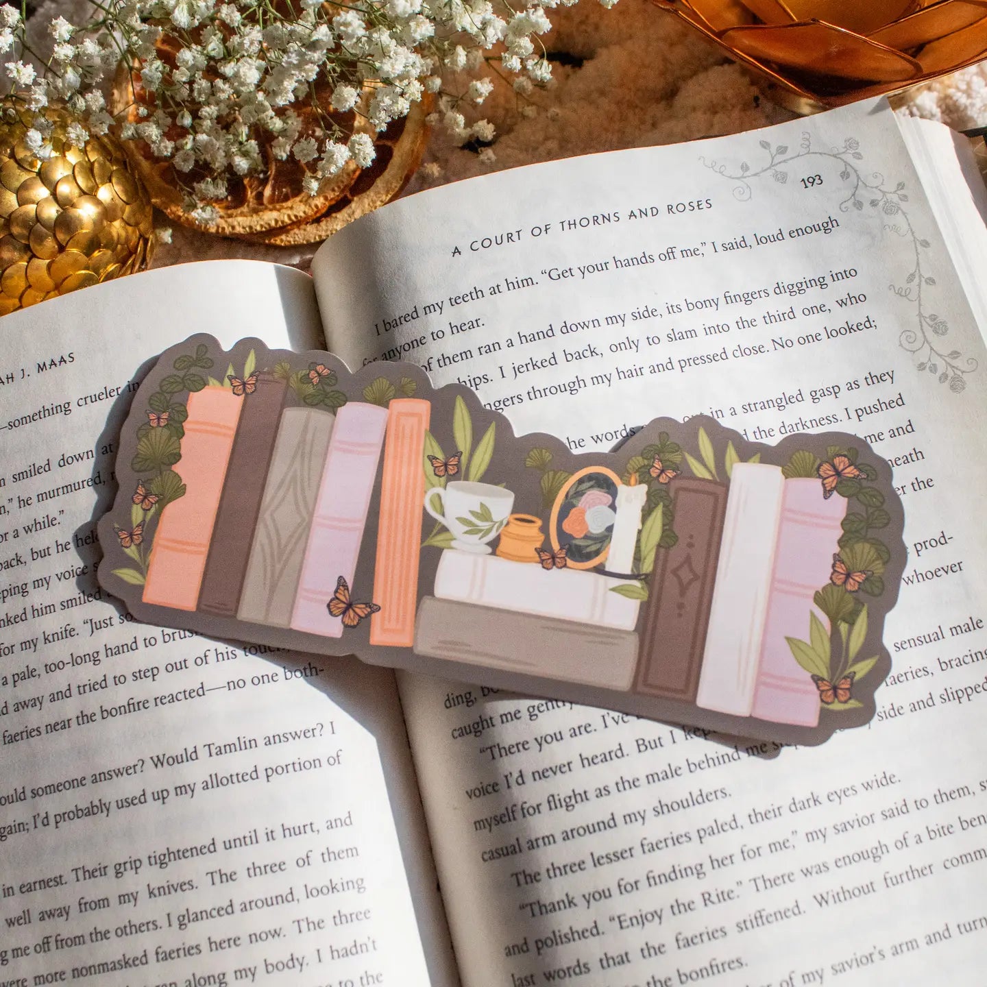 Cozy Bookshelf / bookmark