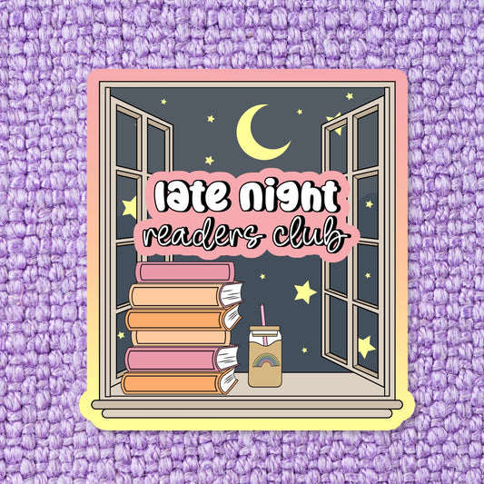 Late Night Window / sticker