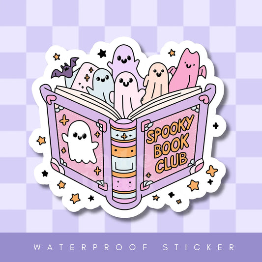 Spooky Book Club / sticker